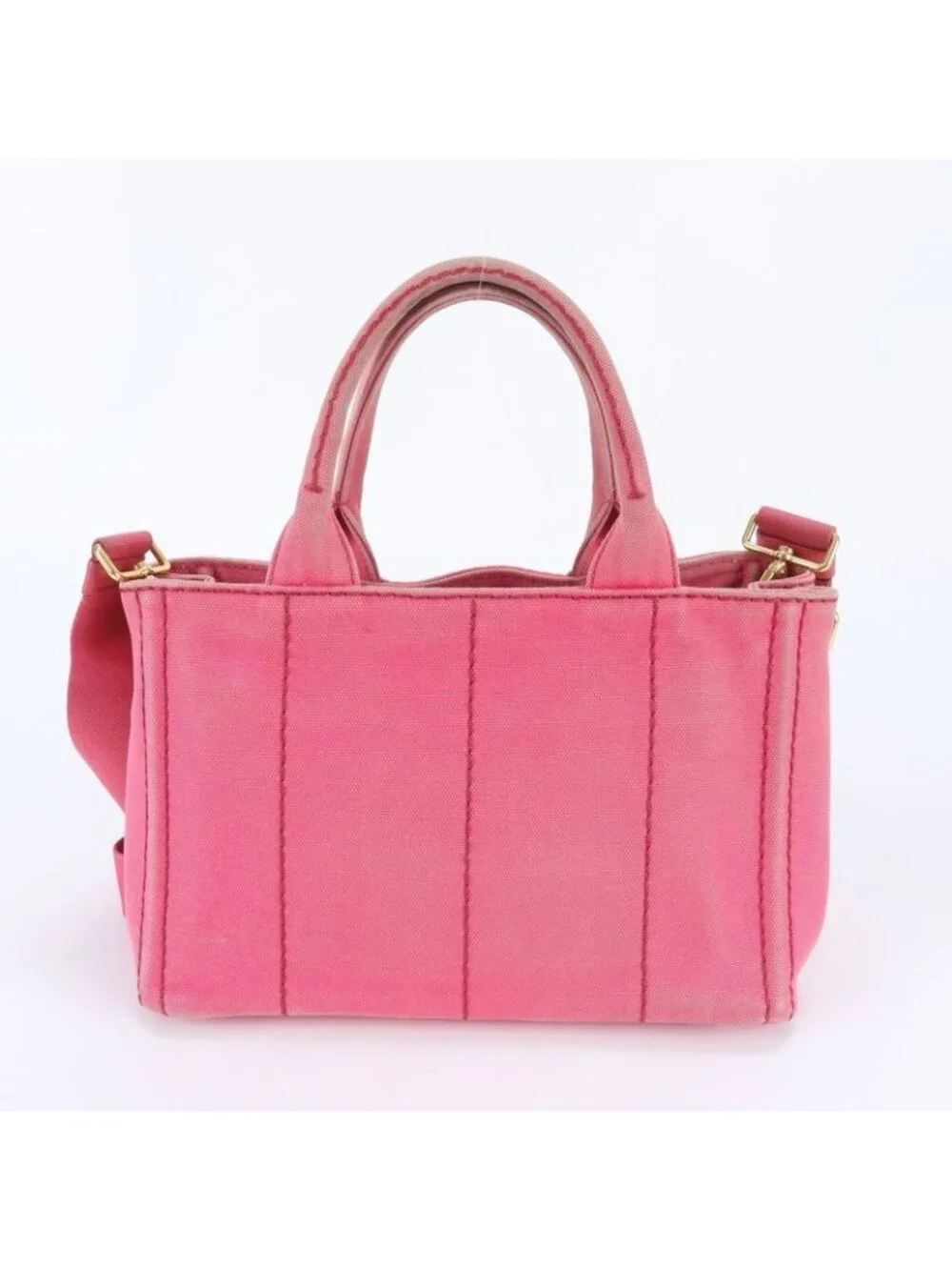 ★SOLD★ Prada Canapa 2-Way Tote Crossbody Shoulder Hand - Picture 3 of 8